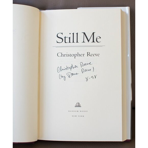 SIGNED First Edition of "Still Me" by Christopher Reeve (Unread) - Picture 2 of 8